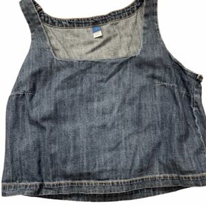 Old Navy Washed Blue Denim Tank